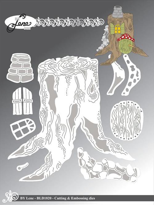 By Lene dies Troll house Største 12,5x12,2cm